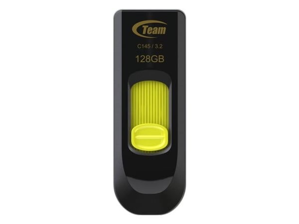 Team Color Series C145 - USB-flashstasjon - 128 GB - USB 3.0 - gul