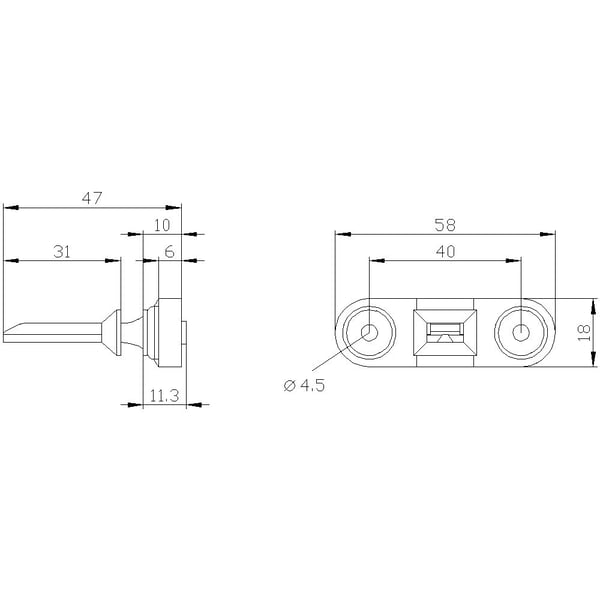 Siemens 3SE50000AW43 3SE5000-0AW43 Betjeningsenhet, 1 stk., 60 g, 122 mm, 93 mm, 27 mm