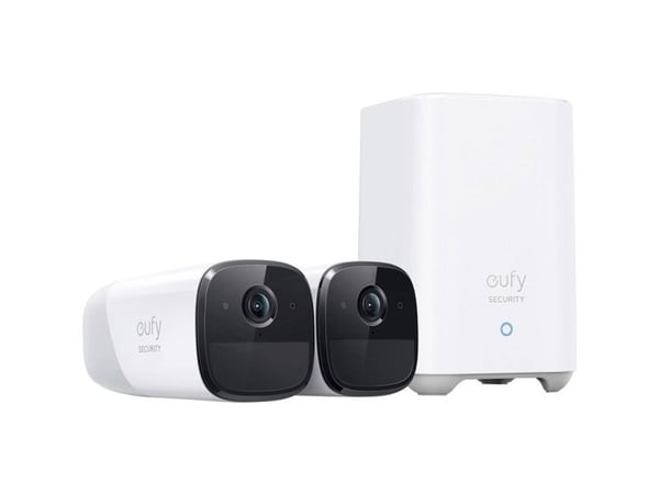 Eufy eufyCam 2 Pro Tilläggskamera - Nätverksövervakningskamera - utomhus, inomhus - väderbeständig - färg (dag/natt) - ljud - trådlöst - WiFi - ADD...
