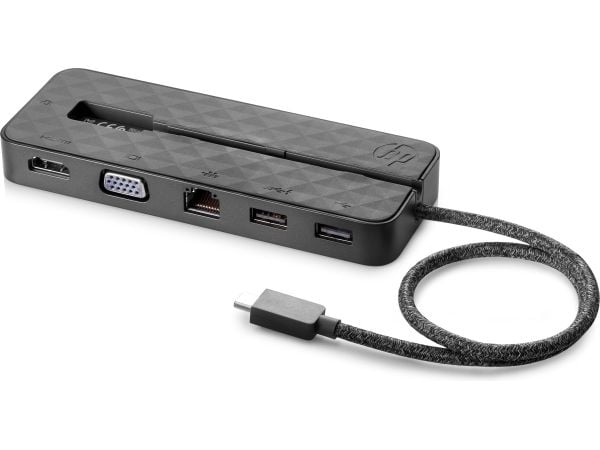 HP USB-C mini Dock - Dokkingstasjon - USB-C - VGA, HDMI - 1GbE - Europa