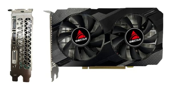 Biostar VA5815RF82 - Grafikkort - Radeon RX 580 - 8 GB GDDR5 - PCIe 3.0 x16 - DVI, HDMI, DisplayPort