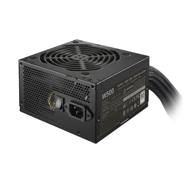Cooler Master Elite NEX W500 - Strømforsyning (intern) - ATX12V 2.41/ EPS12V - 80 Plus White - AC 200-240 V - 500 watt - aktiv PFC - Europa