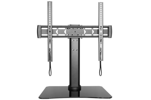 AG Neovo DTS-01 - Ställ - för LCD-display - metall, härdat glas - svart - skärmstorlek: 32"-65" - monteringsgränssnitt: upp till 400 x 400 mm - skr...