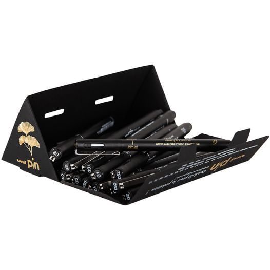 Uni Pin the full black box 18 nip sizes