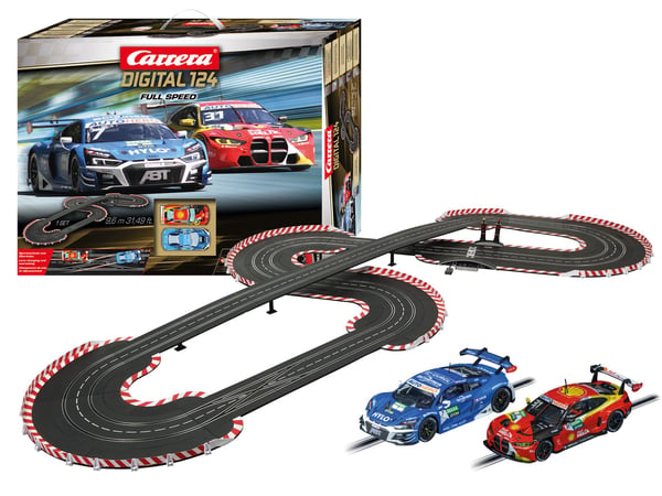 Carrera Full Speed, set med racingfordon och racerbana, 10 år, Multicoloured