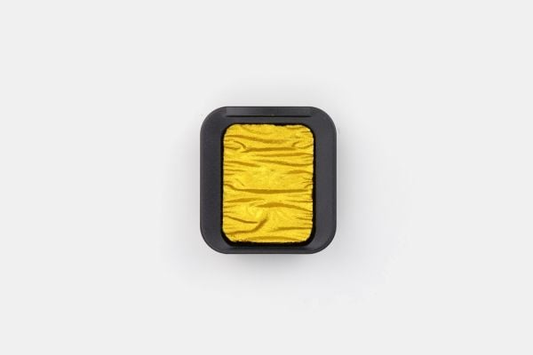 1 Pearlescent colour square, in a clamshell - "FINETEC" | Crystal Gold