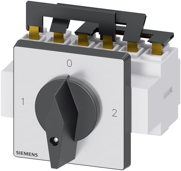 Siemens 3LD25247UK01 lastfrakoblingskontakt sort 3-polet 35 mm² 63 A 690 V/AC