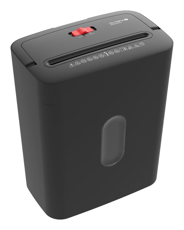 Olympia PS 53 CC Pro, Tvärsgående skärning, 15 l, 68 dB, 2000 mm/min, 6 ark, Svart
