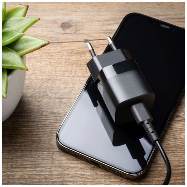 FIXED - Strömadapter - 25 Watt - 3 A - PD 3.0 (USB-C) - svart