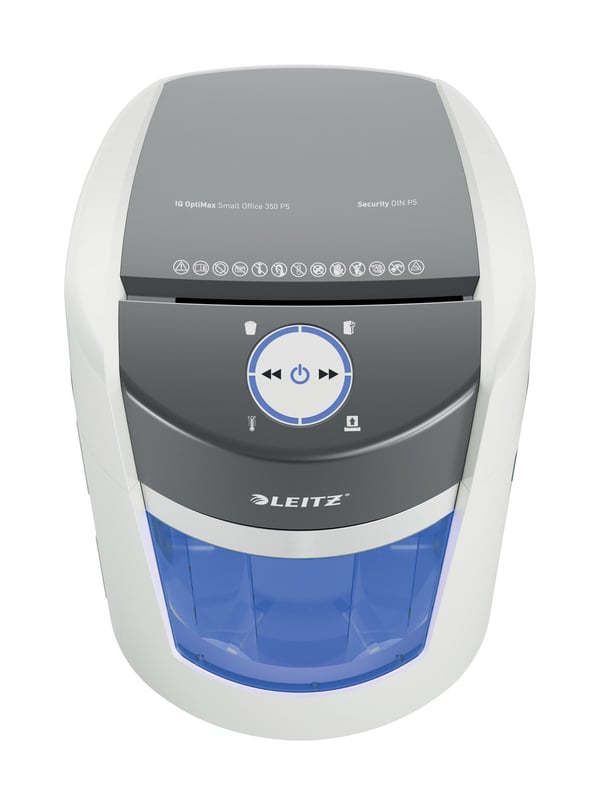 Leitz IQ OptiMax Small Office 350 - Makulator - mikrokutt - 2 x 15 mm - P-5