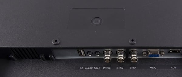 Ernitec - LED-skjerm - 22" - 1920 x 1080 Full HD (1080p) - 250 cd/m² - 1000:1 - 5 ms - HDMI, VGA, 2xBNC (composite) - høyttalere - svart