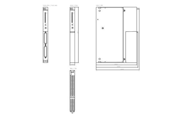 Siemens 6ES7461-0AA01-0AA0 6ES74610AA010AA0 SPS-Anschaltung, CE, REACH, 290 mm, 233 mm, 302 mm, 43 mm, 829 g