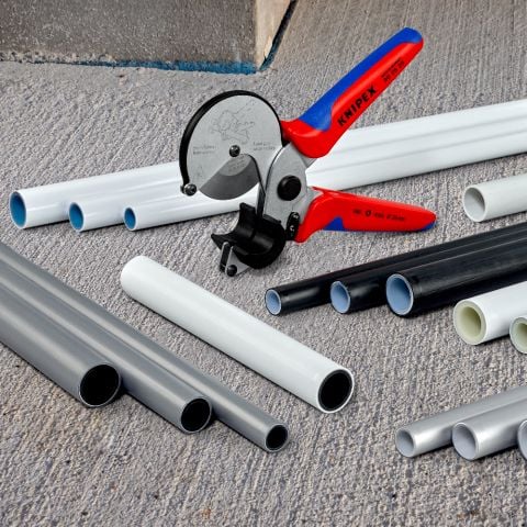 Knipex 90 25 25 plastrørkutter opptil 26 mm