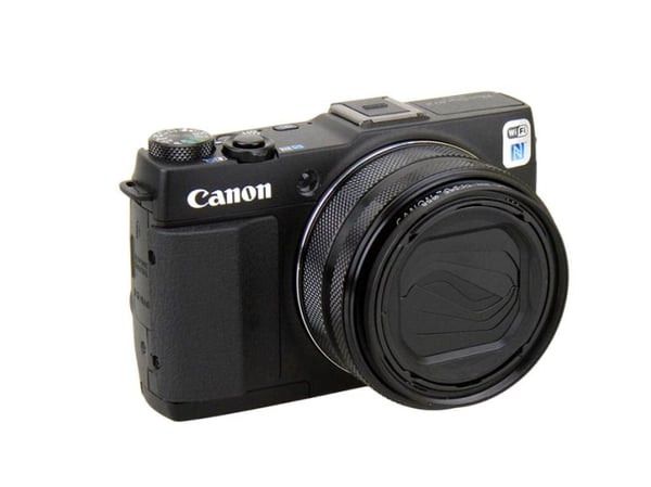 JJC RN-DC58E, 5,8 cm, Musta, ABS-synteettinen, CANON PowerShot G1 X Mark II, 3,5 g, 59 mm