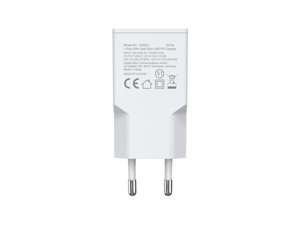 Equip 245521, Innendørs, AC, 12 V, Hvit