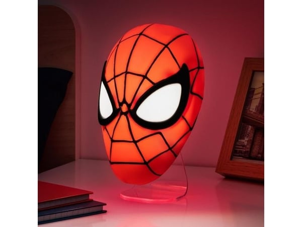 Paladone Spiderman Mask Light, Röd, Vit, Spiderman, AAA, 222,3 mm, 130,1 mm, 94,6 mm