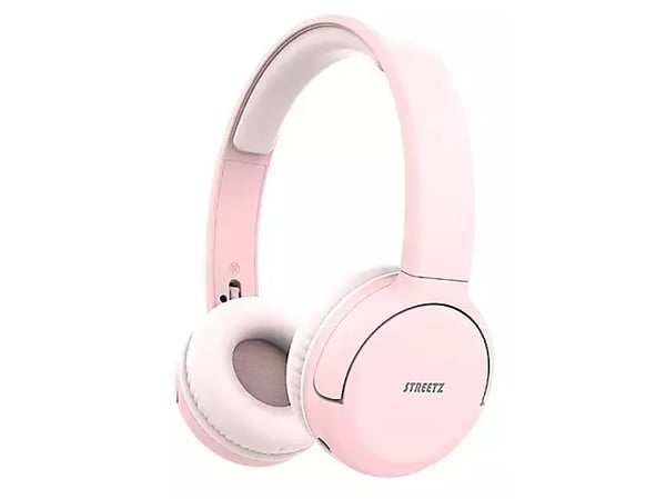 Streetz BT210-PNK Bluetooth-hörlurar, vikbara, rosa