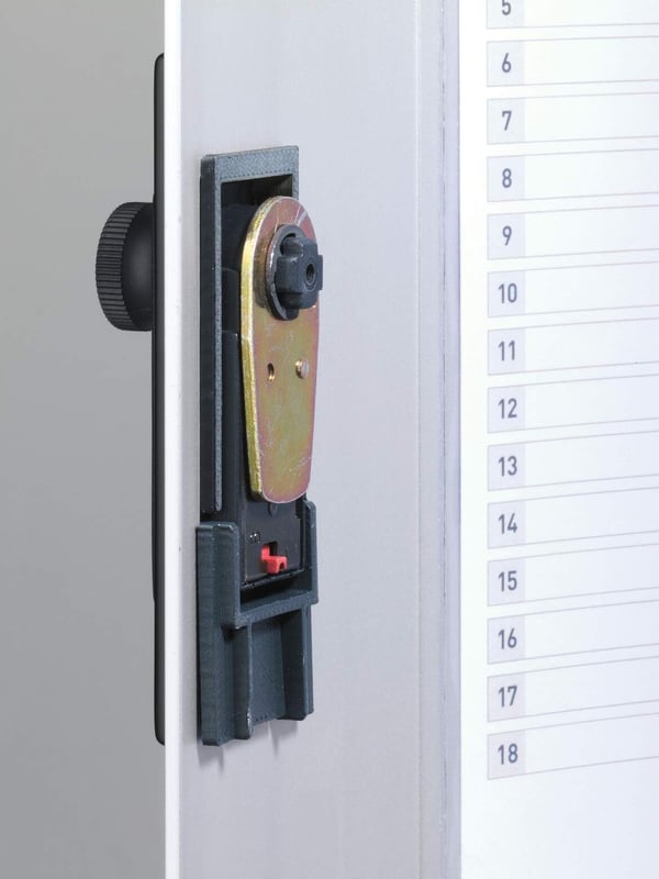 DURABLE KEY BOX CODE 54 - Nøkkelskap - 54 kroker - metallic sølv