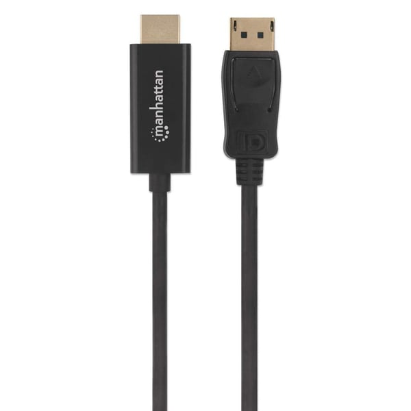Manhattan 152662, 1 m, DisplayPort, HDMI, Hankjønn, Hankjønn, Rett