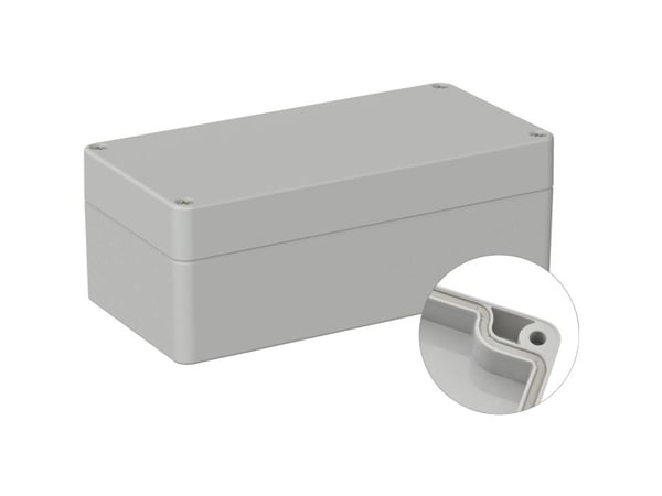 TRU COMPONENTS TC-9065468 #####Outdoor-Gehäuse 160 x 80 x 60 Polykarbonat Gråhvid (RAL 7035) 1 stk