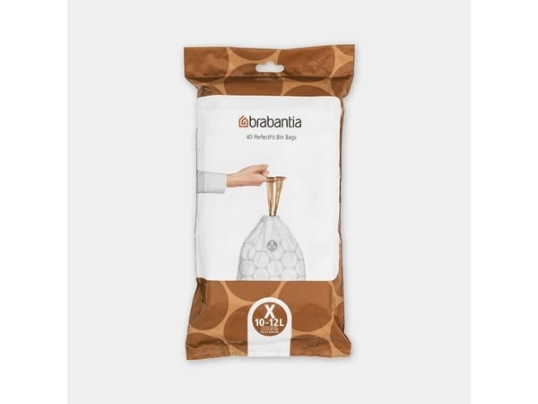 Brabantia 138041, 12 L, Valkoinen, Muovi, Kiina, 490 mm, 357 mm