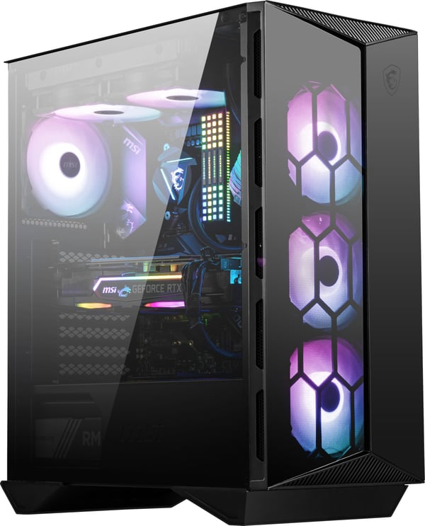 MSI MPG GUNGNIR 110R - Tower - ATX - sidepanel med vindu (herdet glass) - ingen strømforsyning (ATX) - USB/lyd