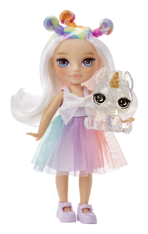 Rainbow High Littles Dolls- Opal (Rainbow), modedocka, flicka, 4 år, pojke/flicka, 13,9 mm, flerfärgad