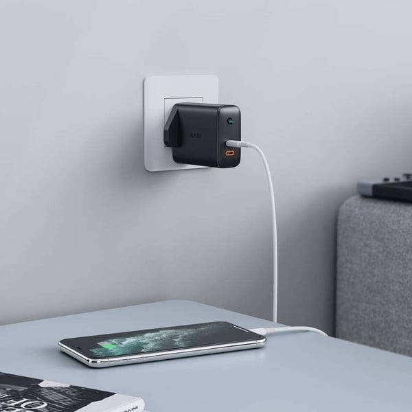 AUKEY PA-D2, Innendørs, AC, DC, Sort