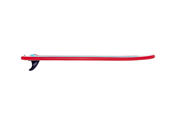 Bestway surfboard Hydro-Force Compact, Flad, W-Konkav, Blå, Polyvinylchlorid (PVC), Tritech, 90 kg