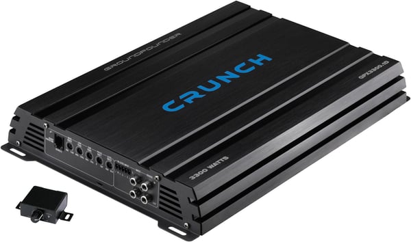 Crunch GPX3300.1D 1-kanavainen digitaalinen ulostulovaihe 3300 W Äänenvoimakkuuden, bassojen ja diskanttien säätö Soveltuu (ajoneuvon merkki): Ylei...