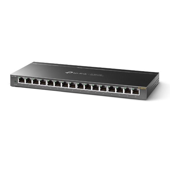 TP-Link TL-SG116E Unmanaged Pro - Switch - ohanterad - 16 x 10/100/1000 - skrivbordsmodell