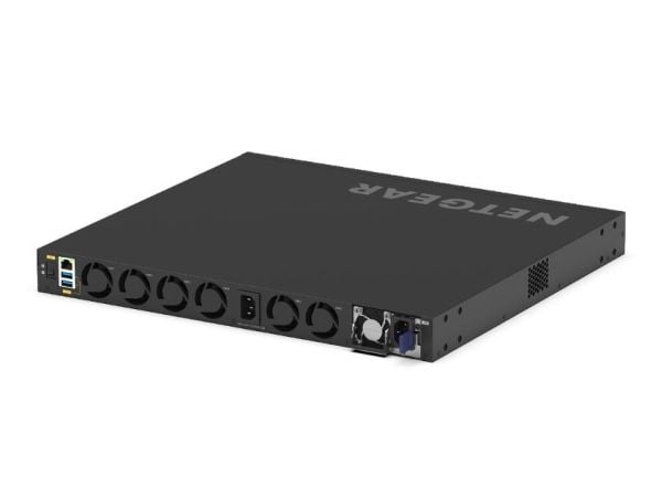 NETGEAR M4350 Series M4350-32F8V - Switch - L3 - Styrt - 32 x 10 Gigabit SFP+ + 8 x 25 Gigabit SFP28 - front til bakside-luftflyt - rackmonterbar