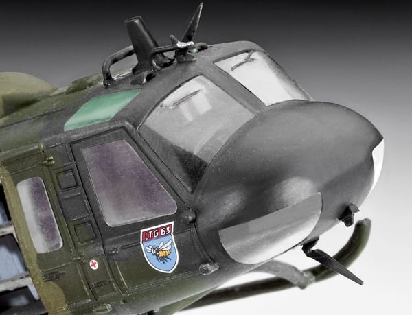 Revell Bell UH-1D SAR, Pienoismalliroottori-ilma-alus, Kokoamispakkaus, 1:72, Bell UH-1D SAR, Muovi, Edistynyt
