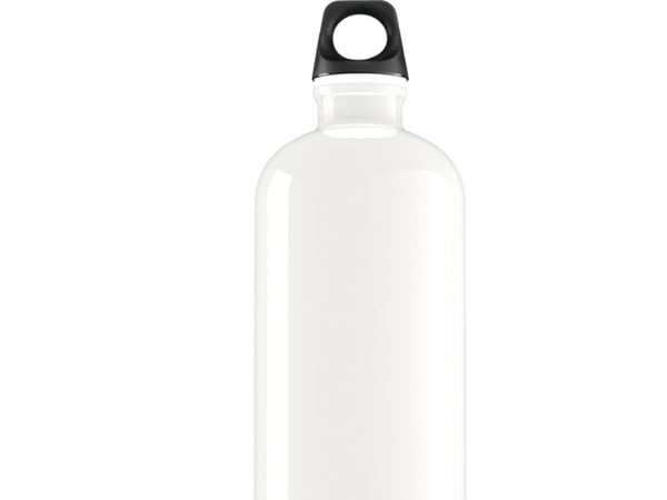SIGG 1.0 L Traveller, 1000 ml, Ruuvinkanta, Valkoinen, Muovi, Aluminium, 257 mm