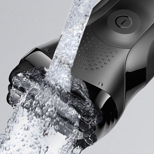 Braun Series 3 300BT pyöriväteräinen parranajokone 30 min trimmerillä, musta