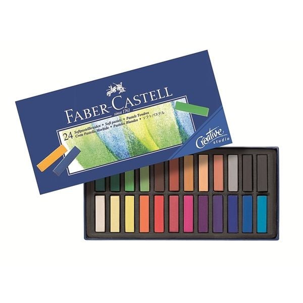 Faber-Castell - Liitu - pehmeä pastelli (24 kpl)