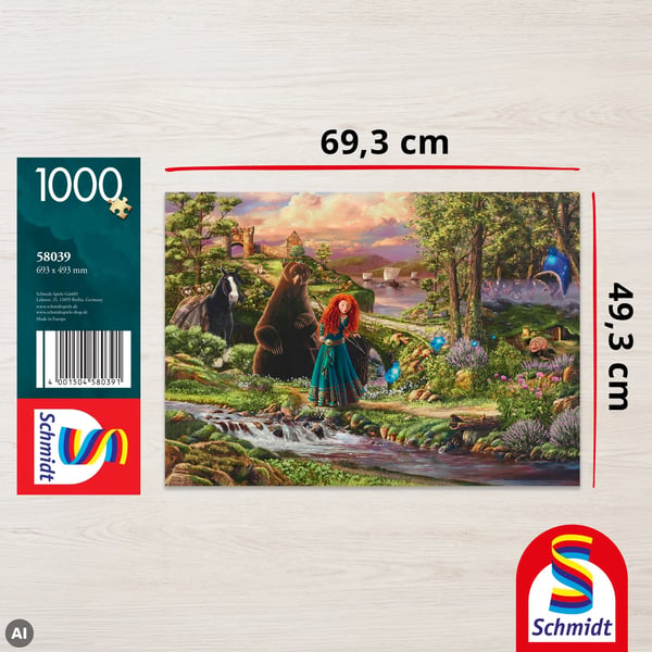 Schmidt Spiele 58039, 1000 stykker, Andre, 12 år