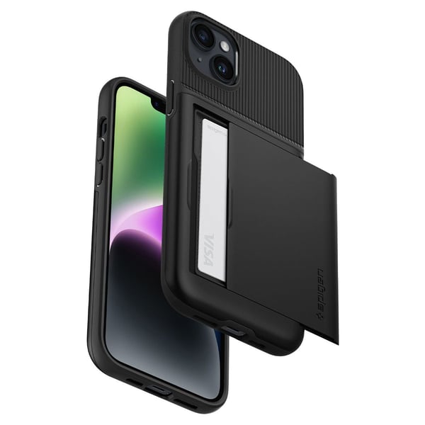 Spigen ACS04911, Mobilskal, Apple, iPhone 14 Plus, 17 cm (6.7"), Svart