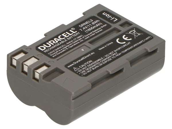 Duracell DRNEL3, 1600 mAh, 7,4 V, litium-ion (Li-Ion)