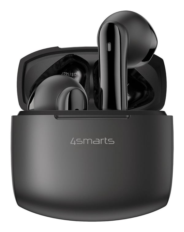4smarts SkyBuds Air, True Wireless Stereo (TWS), Samtale/Musikk/Sport/Hverdag, 40 g, Hodesett, Svart