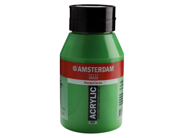 Amsterdam Standard Series akrylfärgburk Permanent Green Light 618