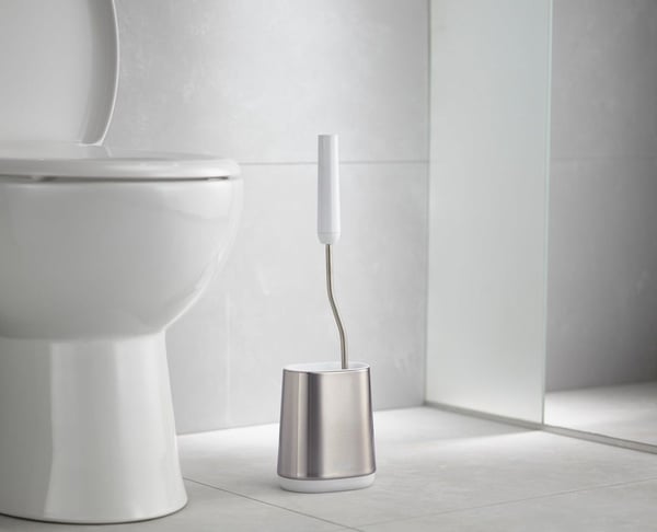 Joseph Joseph Flex, Toalettbørste og holder, Rustfritt stål, Rustfritt stål, 125 mm, 89 mm, 425 mm