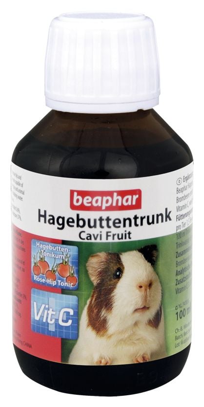 Beaphar Cavi Fruit, Guinea gris, Væske, Generelle helsefordeler, Vitamin C, Flaske, 100 ml