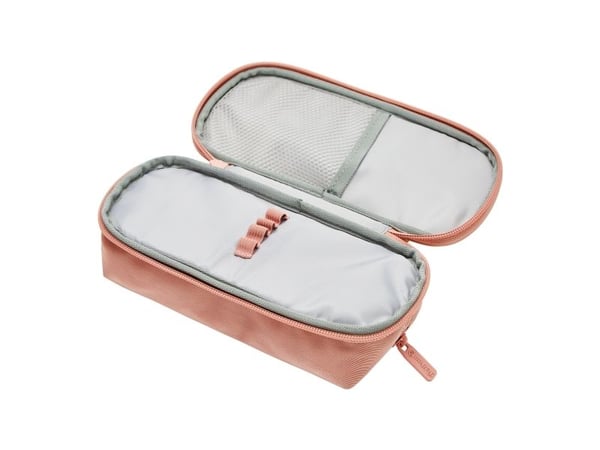 Pelikan Quattro Twill, Pehmeä lyijykynäkotelo, Tvilli, Ruusu, Yksivärinen, Vetoketju, Aikuinen/lapsi