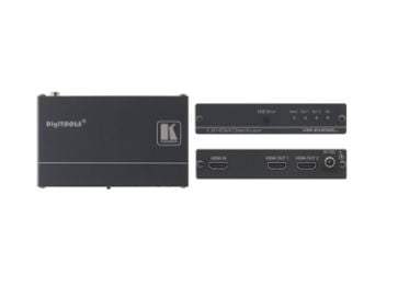 Kramer Electronics VM-2HXL, HDMI, 2x HDMI, Musta, 5 V, 120 x 72 x 24 mm, 300 g