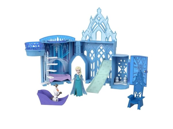 Disney Frozen Disneyn Frozen -lelut, Elsan pinottava linna, lahjat lapsille, Muotinukke, 3 vuosi/vuosia, 297,2 mm, 350 g, Monivärinen