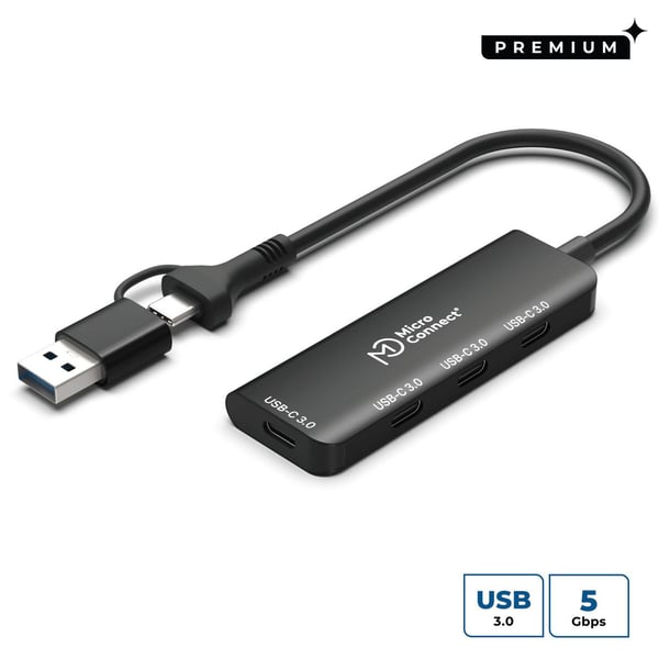 MicroConnect - Dokkingstasjon - USB-C