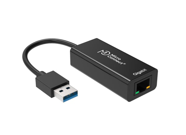 MicroConnect USB3.0 to Gigabit Ethernet - Nettverksadapter - USB - Gigabit Ethernet x 1