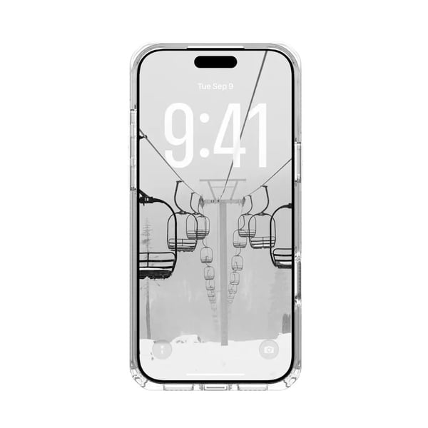 Urban Armor Gear Plyo, Etui, Apple, iPhone 17 Pro Max, 17,5 cm (6.9"), Sølv, Gjennomsiktig