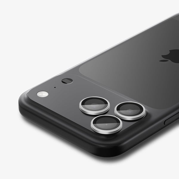 Spigen Optik Pro EZ Fit, Apple, iPhone 17 Pro, Fallsikker, Ripebestandig, Sølv, 2 stykker
